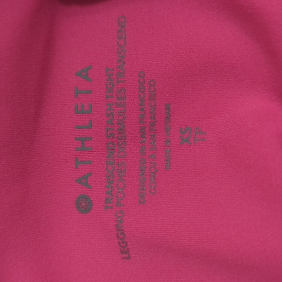 Athleta Transcend Stash Tight, Color Salvia Pink Size XS-TP - Picture 14 of 15